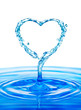 Wassertropfen, Herz, Herzform,