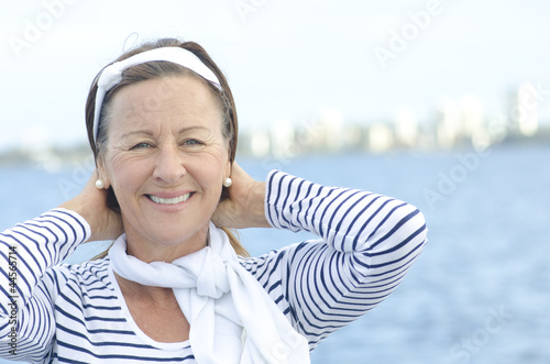 Photo: Active woman enjoying retirement Active woman enjoying retirement