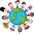 multicultural children on planet earth, cultural diversity