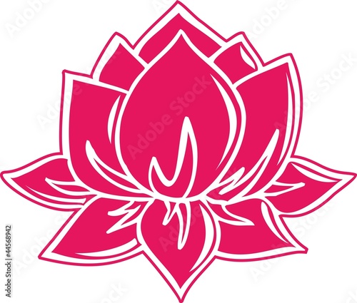 Vector: Lotus Blüte - Symbol der Vollkommenheit Lotus Blüte - Symbol der Vollkommenheit