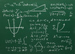 math formulas on school blackboard education