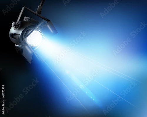 Vector: Light from a show. Vector illustration. Light from a show. Vector illustration.