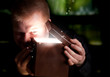 Man Opening a Gift Box