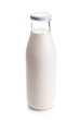 milk bottle isolated on white