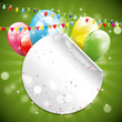 Birthday glossy background with place for your text