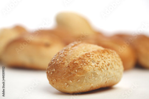 Photo: bread isolated on white bread isolated on white