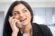 Secretary talking on the phone