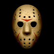Scary hockey mask