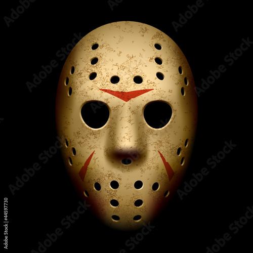 Vector: Scary hockey mask Scary hockey mask