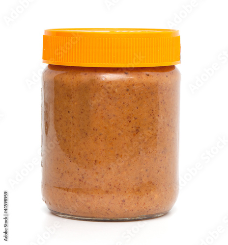 Photo: closed jar of peanut butter closed jar of peanut butter