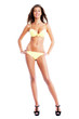 Foto: Sexy woman in yellow bikini Sexy woman in yellow bikini
