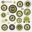 Labels and elements for recycling