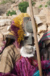 Dogon tribes men dancing with their traditional mask, Mali.