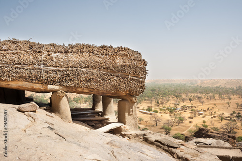 Photo: Toguna in a Dogon village, Mali, Africa. Toguna in a Dogon village, Mali, Africa.