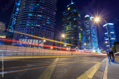 Photo: traffic in city at night traffic in city at night