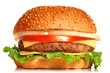 Foto: Cheesburger isolated on white background Cheesburger isolated on white background