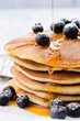 Maple syrup on pancakes