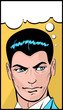 Retro Pop Art Man In Thought