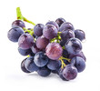 Ripe grapes, Isolated on white background
