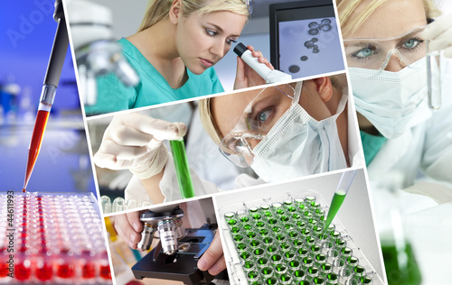Photo: Female Scientist Doctor in Research Laboratory Female Scientist Doctor in Research Laboratory