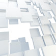 Illustration: Abstract copyspace background made of glossy plates Abstract copyspace background made of glossy plates