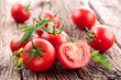 Tomatoes, cooked with herbs for the preservation