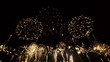 HD - Fireworks. Wide angle view