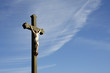 Jesus Christ crucifixion sculpture