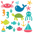 Sea life elements