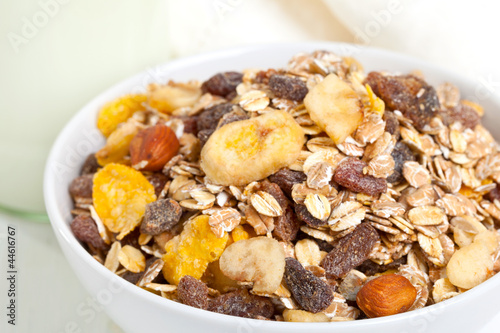 Foto: Muesli with milk Muesli with milk
