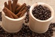Coffee and Cinnamon Background