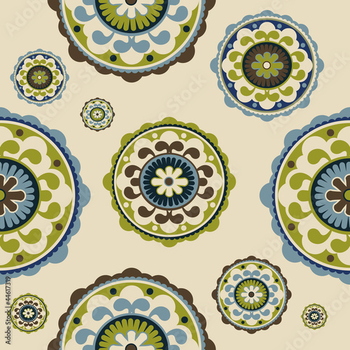 Vector: Seamless vintage pattern Seamless vintage pattern