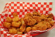 Fried Chicken Tenders and Tator Tots-Fast Food