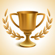 Gold trophy
