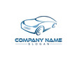 blue car logo