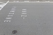 Foto: Strassenmarkierungen Strassenmarkierungen