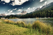 Foto: Dolomites Lake with Summer Colors Dolomites Lake with Summer Colors