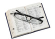 The opened book and points