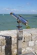 Telescope with view towards the sea