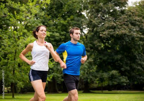 Photo: Couple jogging Couple jogging