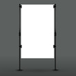 Blank roll up banner display