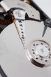 opened hard disk