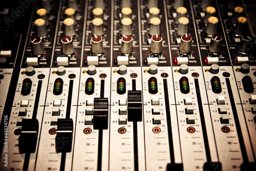 Photo: music mixer music mixer