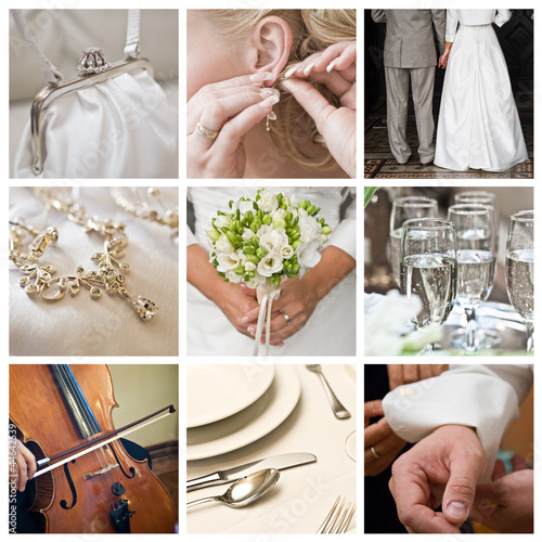 Photo: Wedding collage Wedding collage