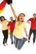 Foto: Jubelnde Gruppe Jubelnde Gruppe
