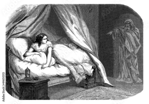 Illustration: Guilty ! Lady Macbeth & Ghost Guilty ! Lady Macbeth & Ghost