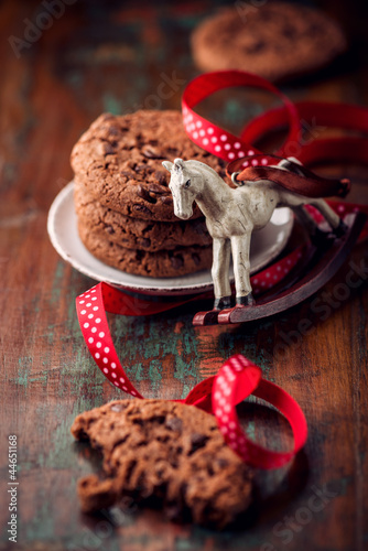 Photo: Chocolate chip cookies for christmas Chocolate chip cookies for christmas