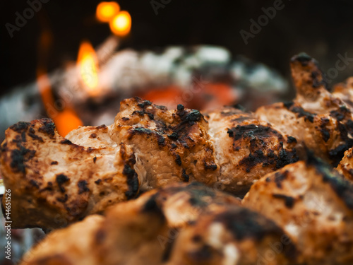 Photo: beef shish kabobs on the grill beef shish kabobs on the grill