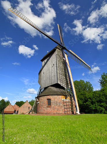 Photo: Wind mill during sunny day Wind mill during sunny day