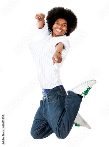 Photo: Happy man jumping Happy man jumping